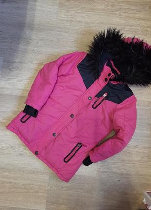 Зимова курточка для дівчинки 122 128 розмір waikiki