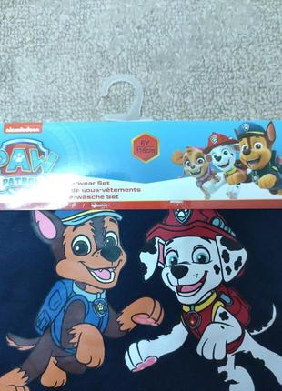 Майка и трусики paw patrol на мальчика 6 лет (116 см)3 фото