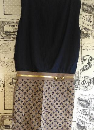 Платье с плиссировкой