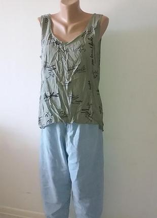 Майка туніка з віскози l m