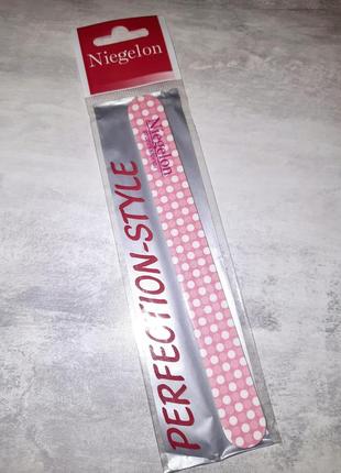 Пилочка для ногтей минеральная niegelon для ногтей пилка маникюр педикюр ногти гелевые натуральные