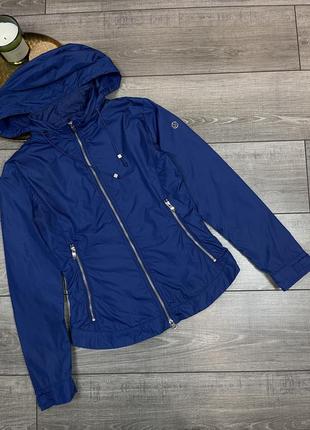 Оригінальна куртка вітровка armani jeans blue fitted lightweight jacket