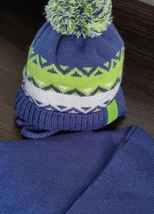 Зимова шапка+шарф