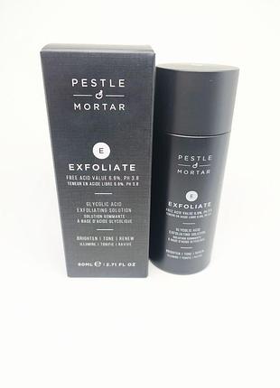 Отшелушивающий тоник с гликолевой кислотой pestle and mortar exfoliate glycolic acid toner