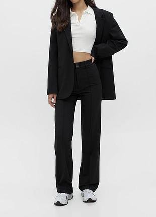 Брюки штаны классические высокая посадка pull&bear оригинал