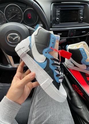 Кроссовки best nike celadon Blazer Mid 77 Premium Vintage Zig-Zag premium sequoiavelvet brown wool pack trainers buy.
