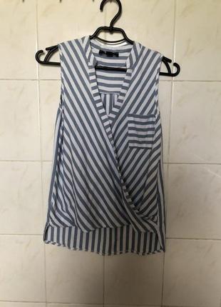 В наличии блуза рубашка в полоску zara