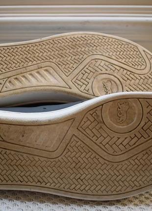 Кожаные кеды туфли спортивные на липучках  сникерсы lonsdale р. 46 29,5 см6 фото