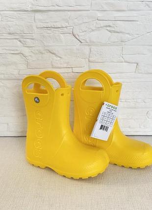 Сапоги crocs handle rain boot оригинал!3 фото