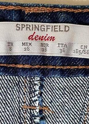 Новая женская джинсовая мини-юбка 36/44 размера springfield denim.8 фото