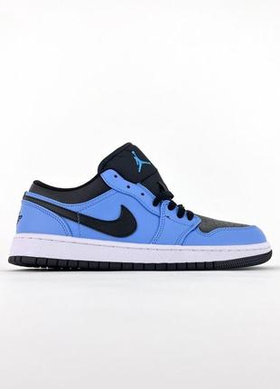 Nike air jordan 1 low university blue black