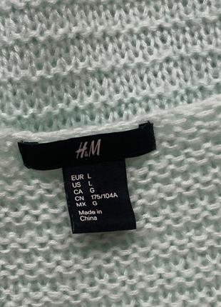 Нежный свитер джемпер h&m мятного цвета размер 2xl8 фото