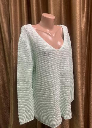 Нежный свитер джемпер h&m мятного цвета размер 2xl2 фото