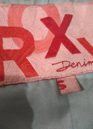 Пальто в клеточку roxy denim демисезонное3 фото