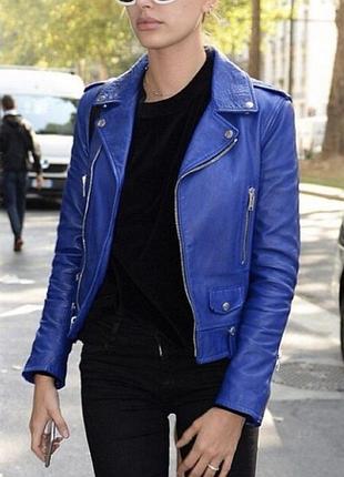 Стильная синяя косуха