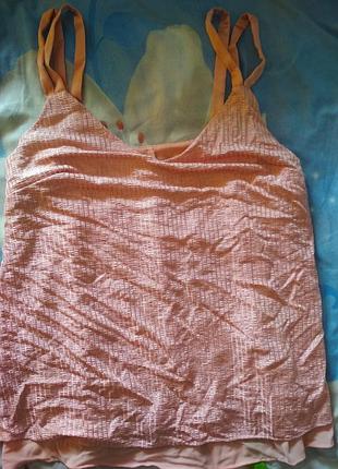 Блискучий топ блуза next