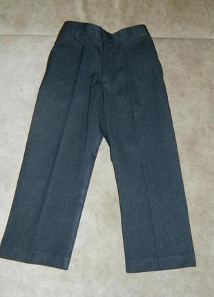 Штаны брюки детские классические серые на мальчика 3-4 года george.