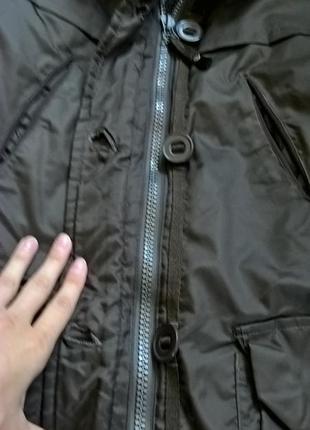 Коричневый пуховик,куртка,парка, пальто от cliver-s-m5 фото