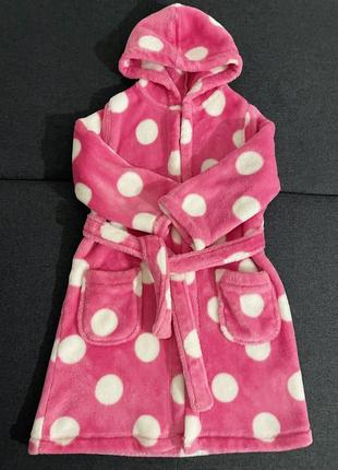 Махровий халатик на дівчинку 3-4 роки2 фото