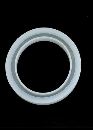 Форма для епоксидної смоли finding молд браслет нерозривне кільце білий розмір 5.8 см3 фото