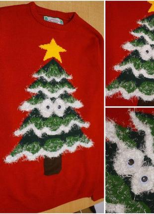 Cedar wood state новорічний светр s новогодний свитер