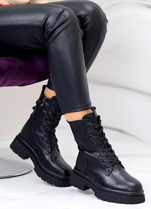 Черевики берці сапоги ботінки жіночі натуральна шкіра!!