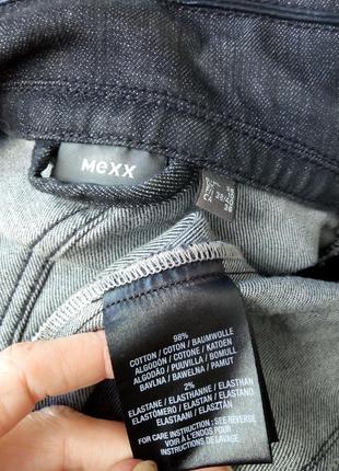 Черный крутой джинсовый жакет из накладных карманов пиджак mexx.3 фото