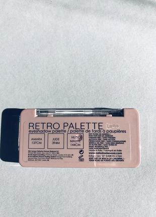 Natasha denona retro 3-pan eyeshadow palette мини палетка теней retro5 фото