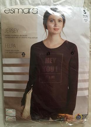 Свитшот реглан коттон надпись