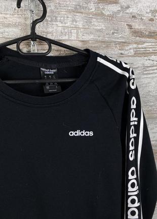 Женский свитшот adidas с лампасами кофта толстовка худи  лосины2 фото