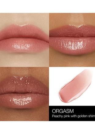 Nars afterglow lip shine gloss сияющий блеск для губ в оттенке orgasm4 фото