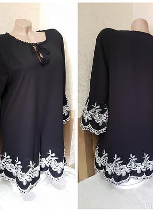 Блузка тупика с вышивкой  forever 21.