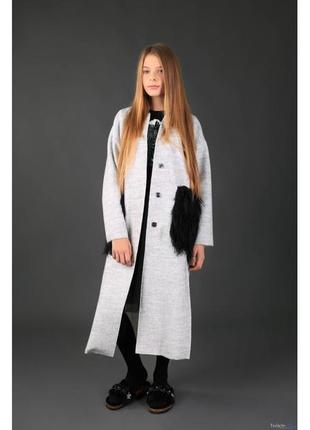 Вовняне пальто без підкладки, тм моне