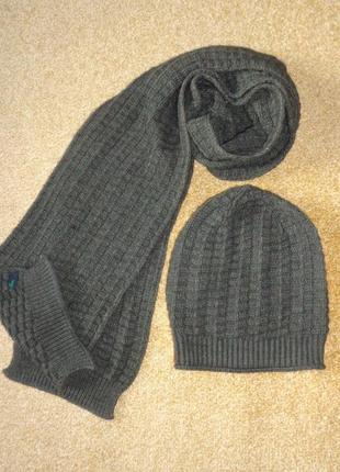 Комплект (шапка + шарф)  benetton ,o/s