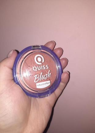 Румяна quiss blush natural effect,тон 02