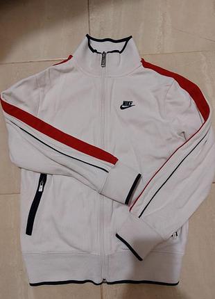 Кофта nike спортивна 10-12 біла підліткова 140-152 спортивная