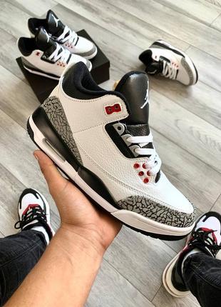 Nike air jordan retro 3 white