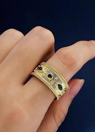 Кольцо в стиле vancleef 3