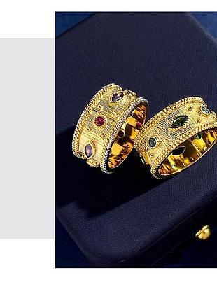 Кольцо в стиле vancleef 5