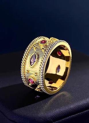 Кольцо в стиле vancleef 6