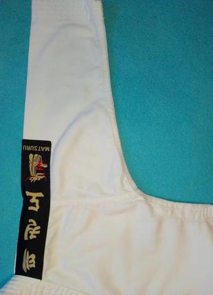 Костюм для единоборств. кимоно matsuru 5-7 лет рост 120 см5 фото