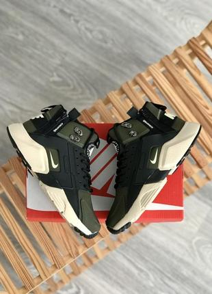 Жіночі кросівки  nike huarache black white x off-white женские кроссовки найк8 фото