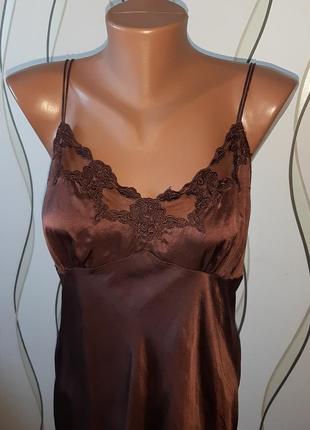 Шовкова нічна сорочка, ночнушка , 100% шовк