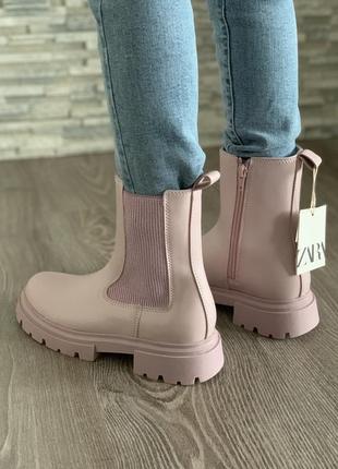 Дитячі черевички zara для дівчинки осінь/весну/черевики/чобітки/детские ботинки зара на девочку 4