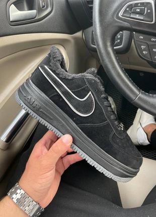 Nike air force grey winter, кросівки чоловічі зимні найк, кроссовки мужские зимние найк