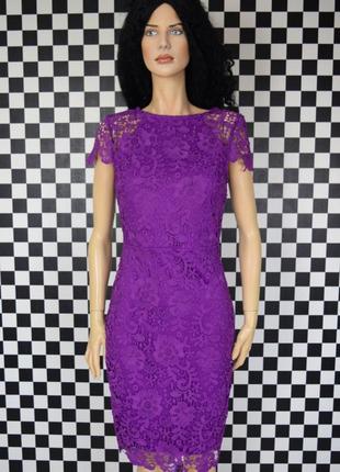 Платя мереживне фіолетове яскраве сукня плаття4 фото