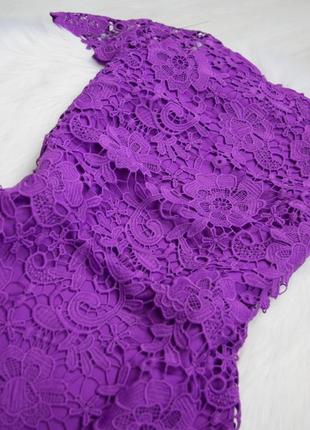 Платя мереживне фіолетове яскраве сукня плаття7 фото