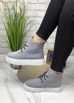 🍂осіннє взуття з натуральної шкіри та замші ✔️ ідеальні черевики 🍁5 фото
