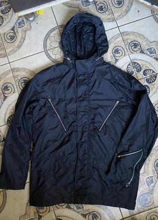 Нейлоновая куртка ветровка от элитного бренда giorgio armani original