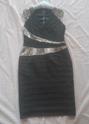 Шикарна бандажна сукня з мереживом alexon2 фото